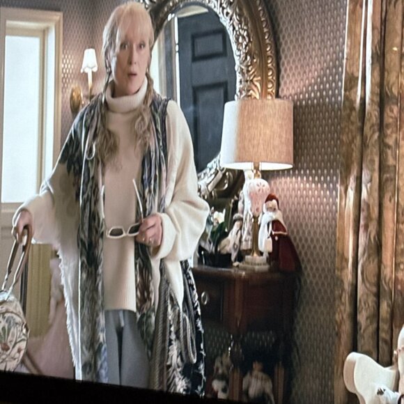 Johnny Was Othilia Black White Floral Special Velvet Tote Bag Handbag Purse NEW - Picture 12 of 12